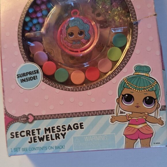 NWT LOL Surprise! Secret Message Jewelry Pink L.O.L. Dolls Crafts Toys Kit NEW - Picture 4 of 6
